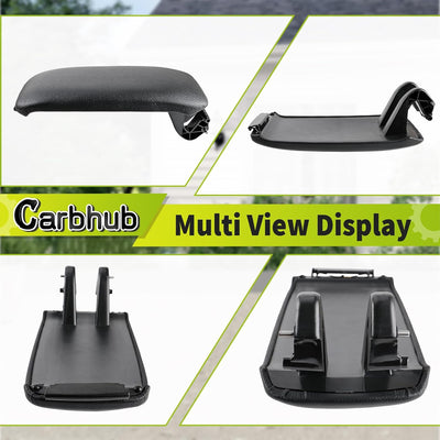 Funda reposabrazos consola Audi A3 A5 8P cuero negro