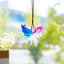 Prisma AB colgante mariposa cristal arcoíris para decoración