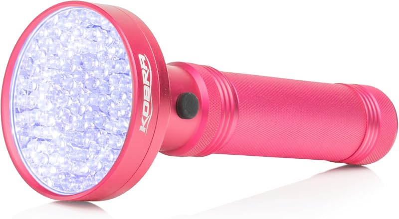 Linterna UV 395 nm 100 LED para detección orina chinches