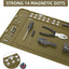 Alfombrilla magnética reparación armas 48x16pulg antiderrap