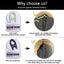 Perchas viaje negras 12 pzas plegables para ropa