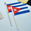 Banderas cubanas 4x6" pack 12