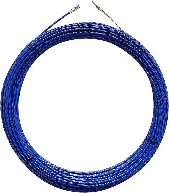 Tirador cable alambre 98.4ft azul