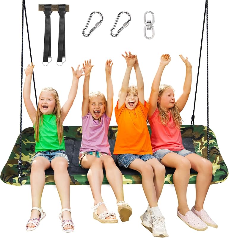 Columpio rectangular 60pulg para niños y adultos acero