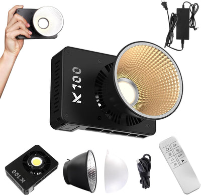 Kit luz LED 100W bicolor 2800K-6800K para cámara estudio