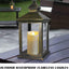Velas LED plástico 2x4pulg parpadeantes impermeables
