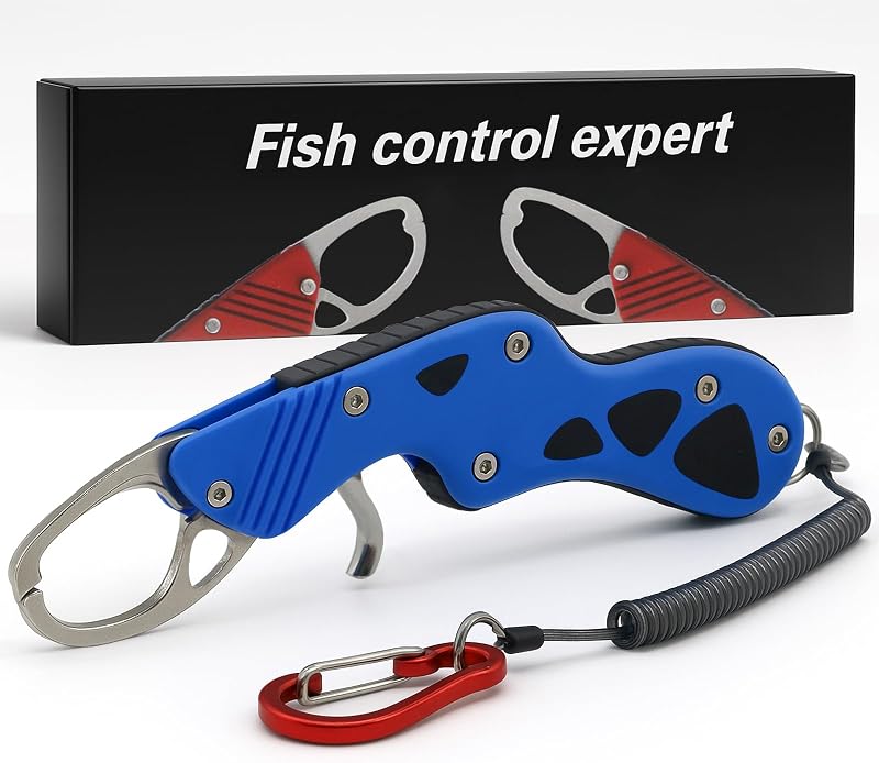 Agarrador peces acero inox resistente 5.64oz herramienta pesca