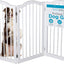 Puerta perros 36" 3 paneles madera divisor habitación