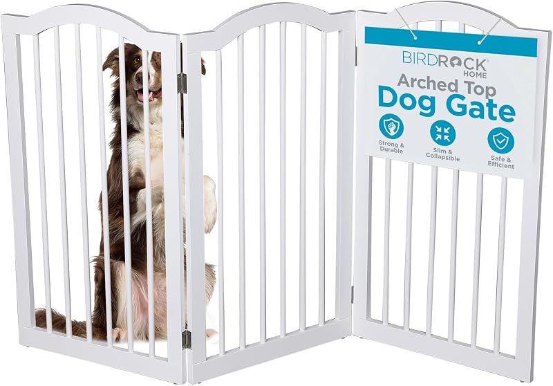 Puerta perros 36" 3 paneles madera divisor habitación