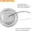 6 Luces LED Techo Caravana DC12V 3.25" 3W 3300K