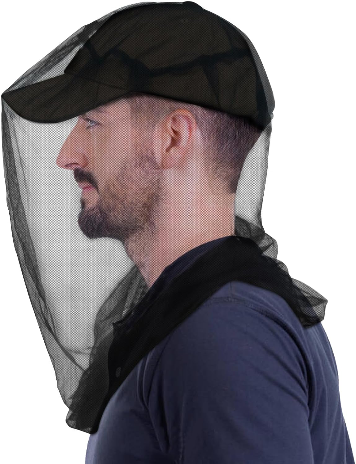 Mosquitera para cabeza paquete 2 agujeros finos acampar senderismo
