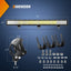 Barra luz LED todoterreno negro
