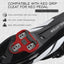 Pedales bicicleta carretera clip nailon carbono 9/16"