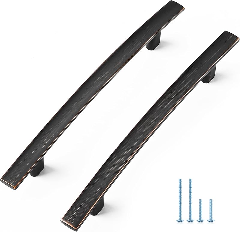 Manijas bronce aceitado 5" set 25 para cajones cocina