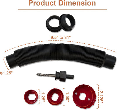 Kit conector manguera barril lluvia con junta