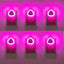 6 Luces Nocturnas Led Enchufables Sensor Amanecer Niños