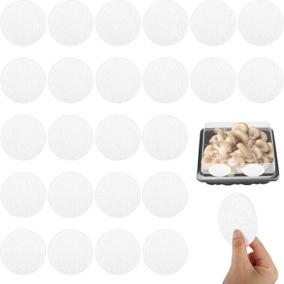 24 Discos Filtro Adhesivo Monotub 2.95pulg para Cultivo Hongos