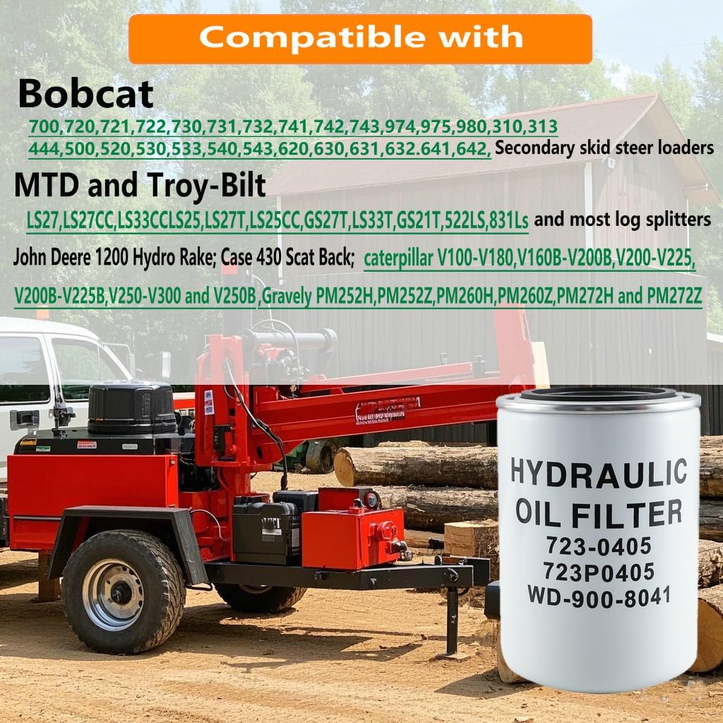 Filtro aceite hidráulico 10mic 723-0405 comp MTD Bobcat