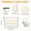 Vaso acero inox 12oz + llavero bolsa lona regalo
