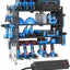 Organiz. pared herramientas eléctricas 6 soportes 600lb