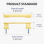 10 Manijas Gabinete Oro Cepillado 4-3/4"