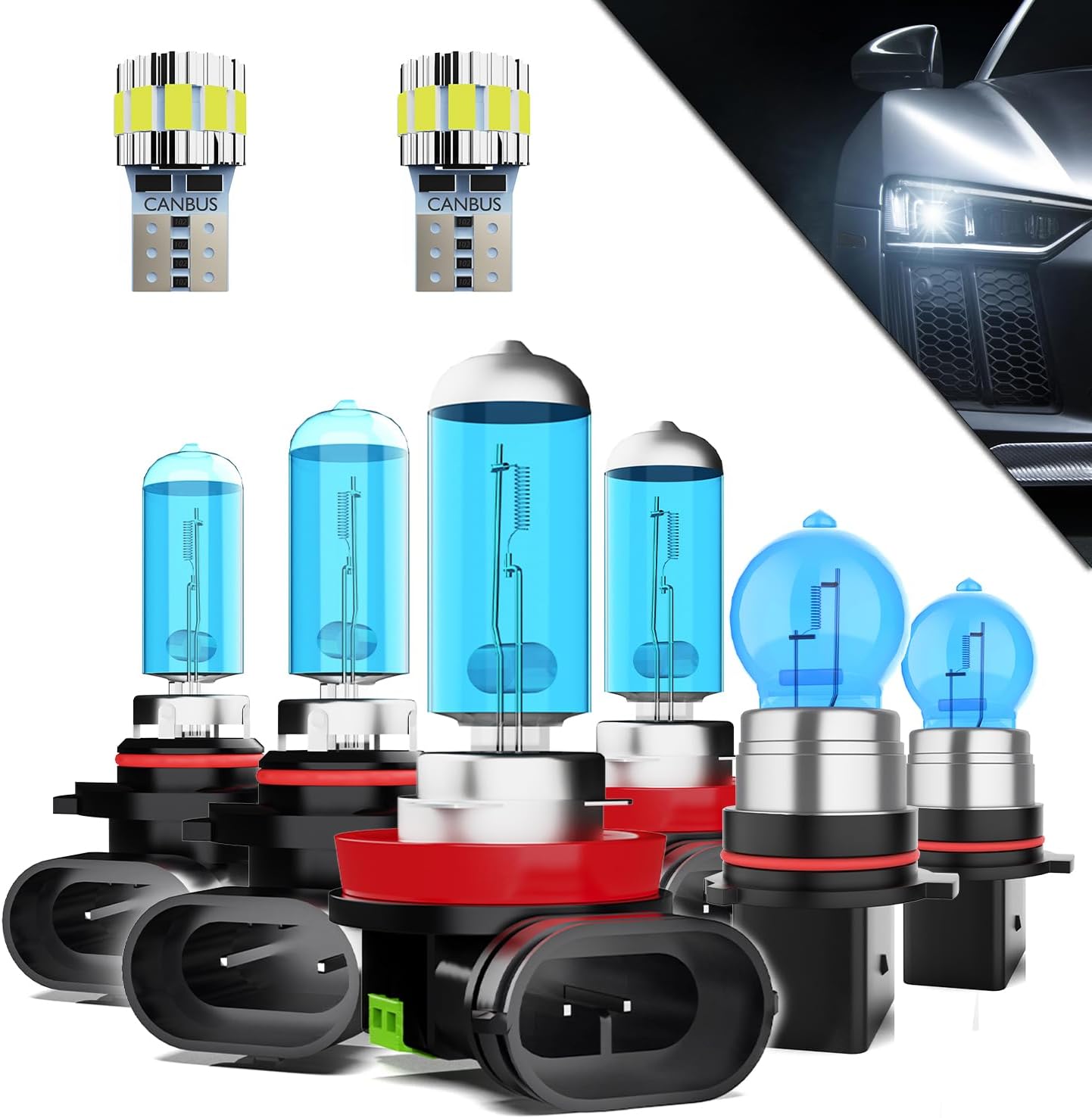 Bombillas faros Toyota Highlander 2011-13 9005 H11