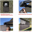 Pantalla parasol toldo 7x11pulg malla UV marrón