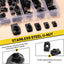 50 Pzas U-Clip M4-M10 para Auto Parachoques Puerta
