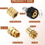 Set 8 pzas adaptadores M22 a 3/8 y 3/4"