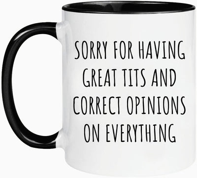 Taza de café cerámica 11oz para oficina con mensaje