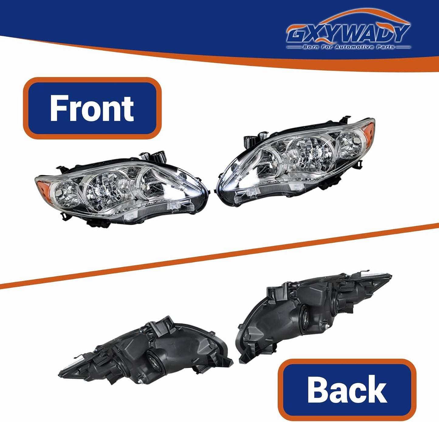 Faros delanteros repuesto Corolla S XRS izq y der