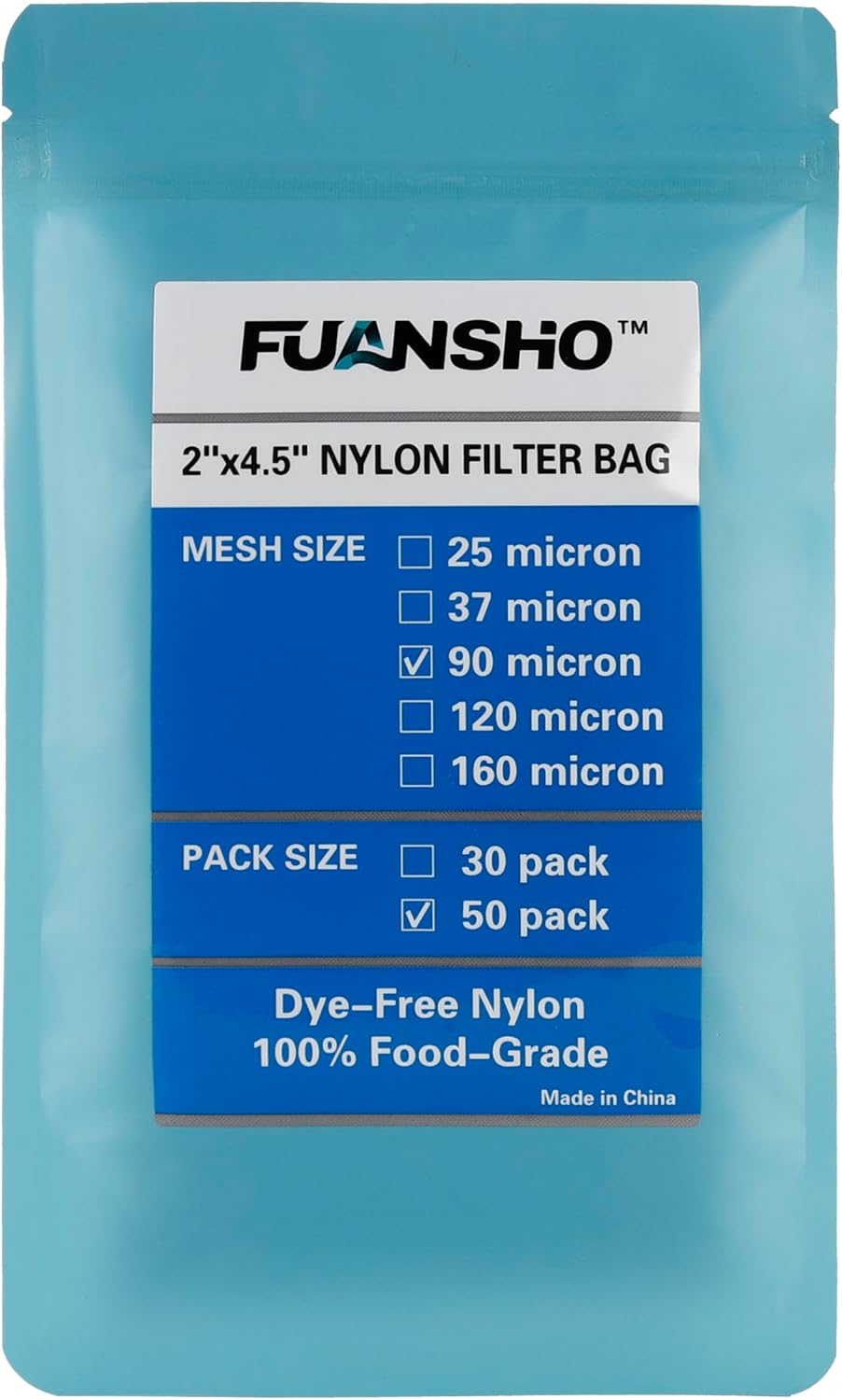 50 Pzas Bolsas Filtro Té 2x4.5pulg