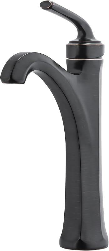 Grifo lavabo baño control único acabado bronce toscano