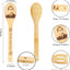 Juego 6 cucharas madera soporte antiadherente para cocinar