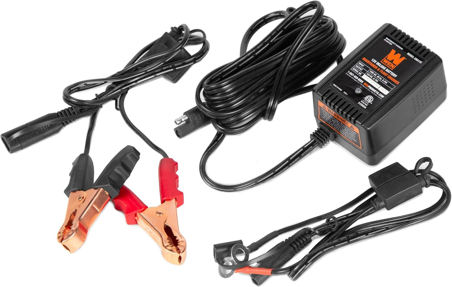Mantenedor batería 12V cargador flotante conector rápido SAE