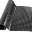 Tapete goma antiderrap 4x6ft negro para hogar y garaje