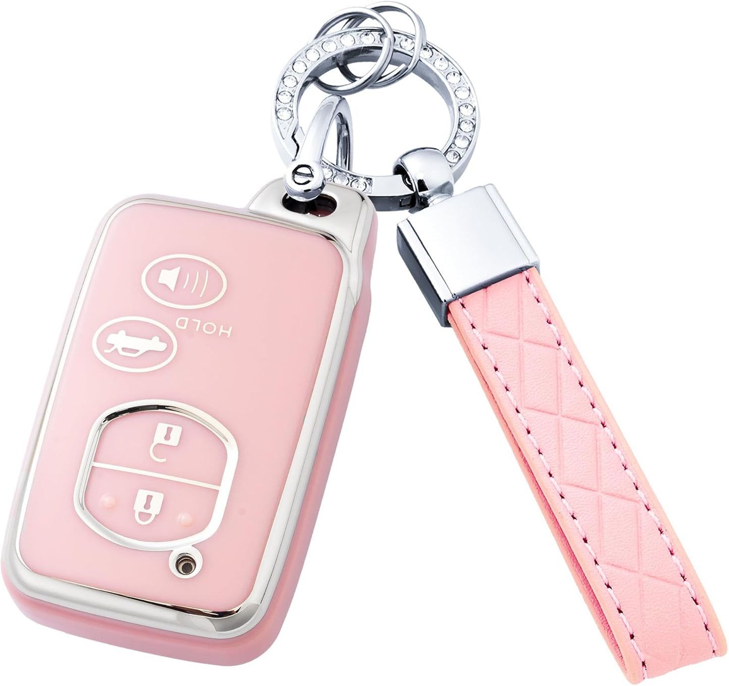 Funda llavero Toyota Camry Avalon Corolla Rosa
