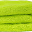 Toalla secado autos mascotas 25x30" verde neón