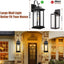 Lámpara pared exterior grande 17" vidrio transparente IP65
