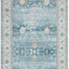 Alfombra pasillo vintage 2x10" antiderrap azul