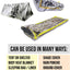 Manta térmica Mylar de emergencia para campamento y supervivencia
