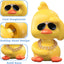 Muñeco pato amarillo decoración coche interiores