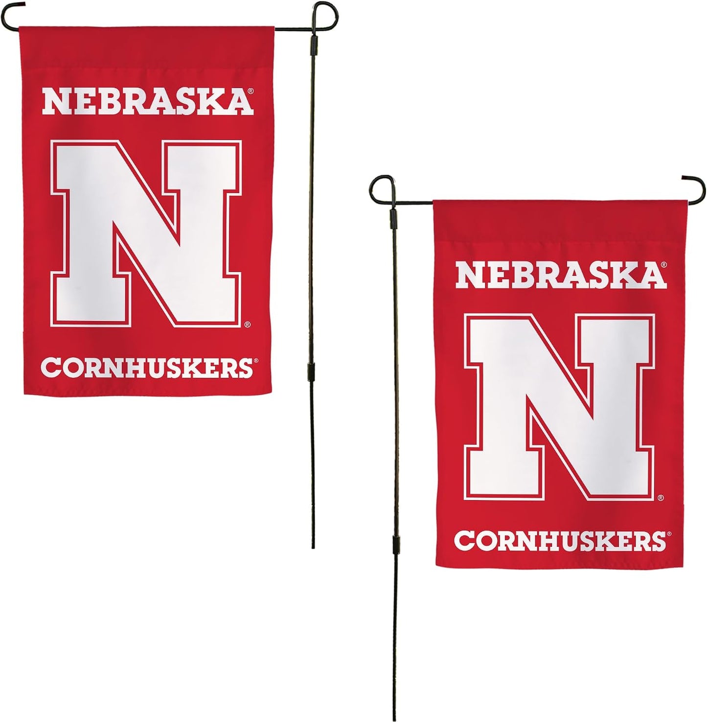 Bandera jardín UNL Cornhuskers 19x12pulg exterior