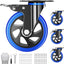 Ruedas rodaja 5" 2200lb doble bloqueo set 4