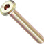 Tornillos cabeza plana M6-1x45 10 pzas acero para muebles
