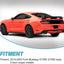 Alerón trasero Ford Mustang 15-22 V6/V8 Shelby GT Fibra