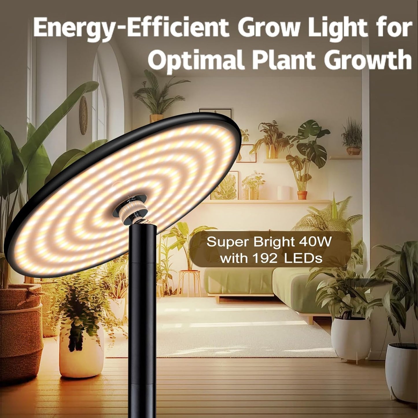 Luz crecimiento espectro completo 40W 85pulg 10 niveles