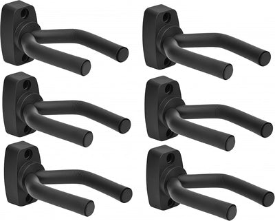 Soporte pared guitarra pack 6 negra comp todas tallas