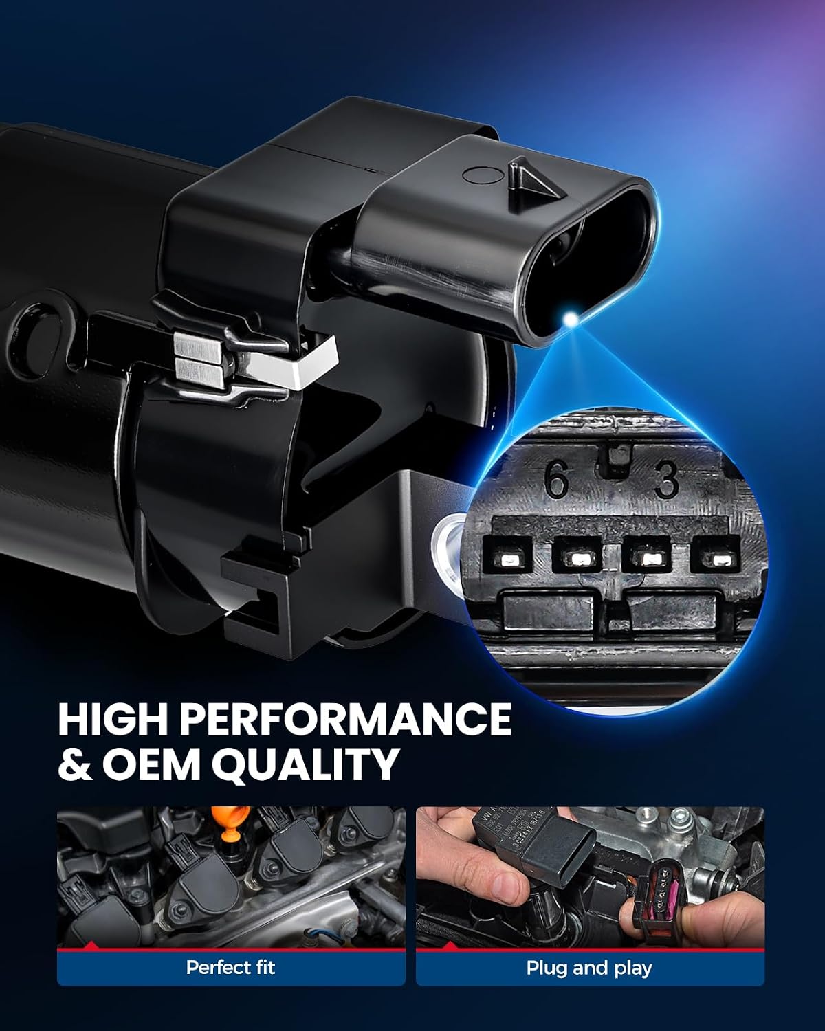 8 Bobinas Encendido UF742 comp Chevy Silverado 1500 14-19