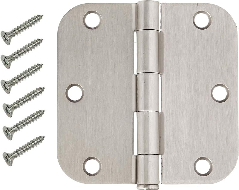 Bisagras puerta níquel satinado 3.5x3.5" 50uds